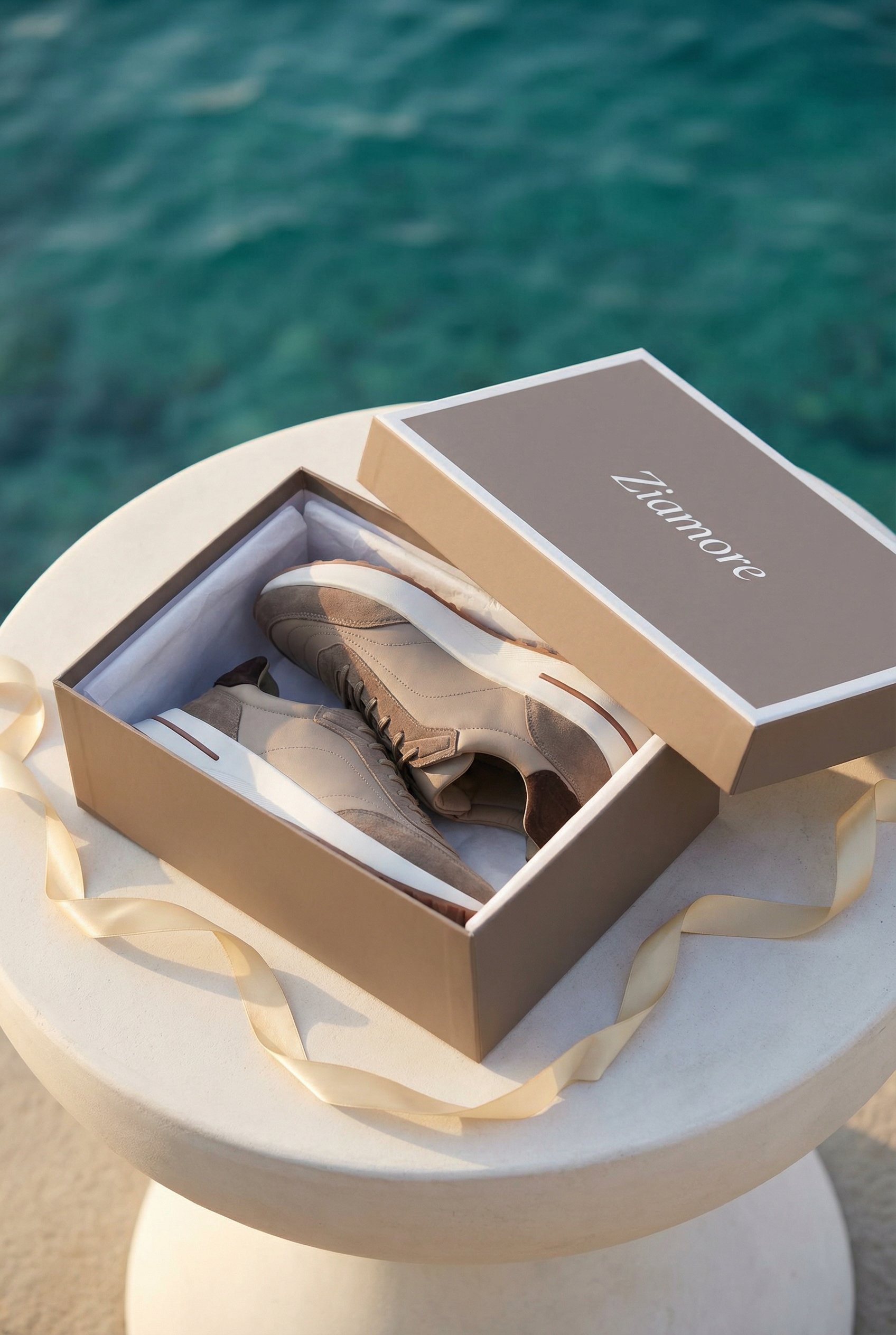 Portofino Sneaker Suede Ash Grey