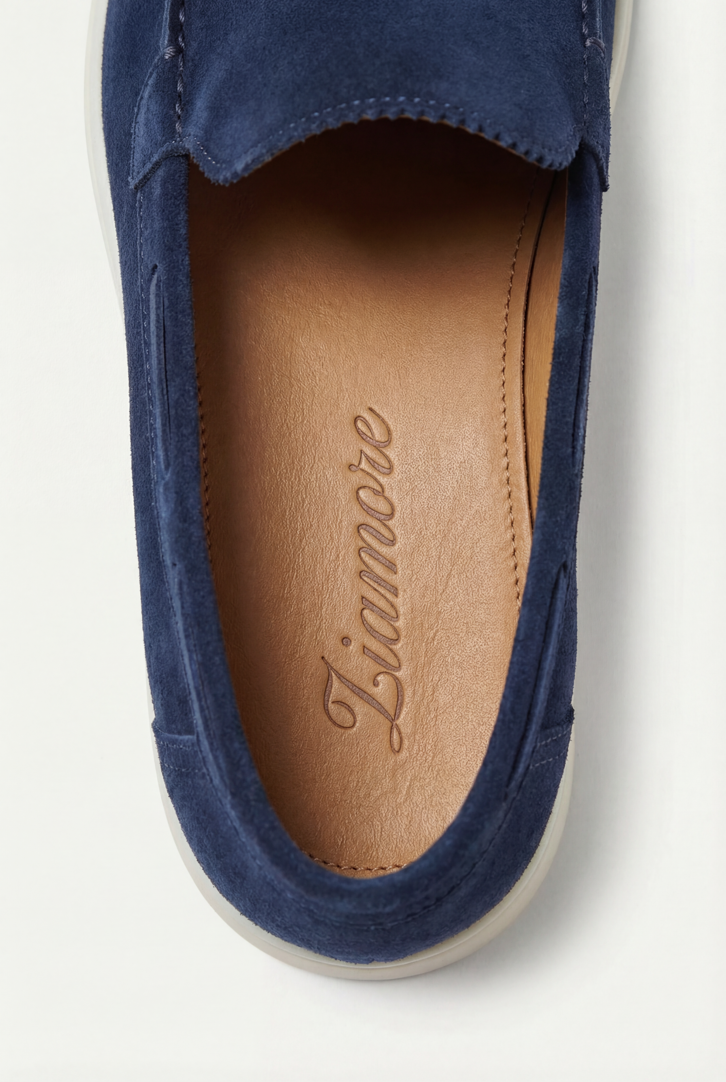 Amalfi Classic Suede Loafer Navy