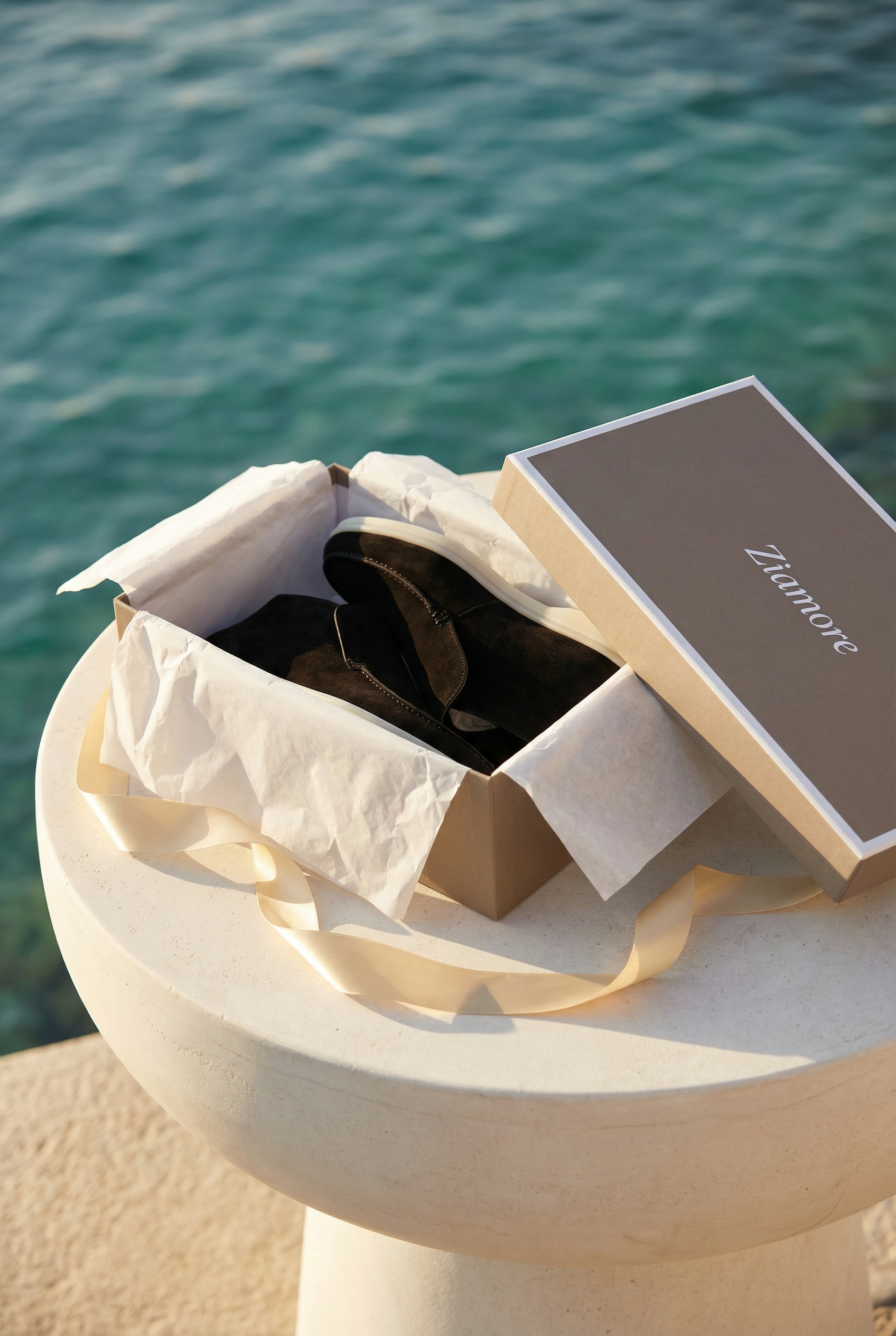 Amalfi Suede City Loafer Black