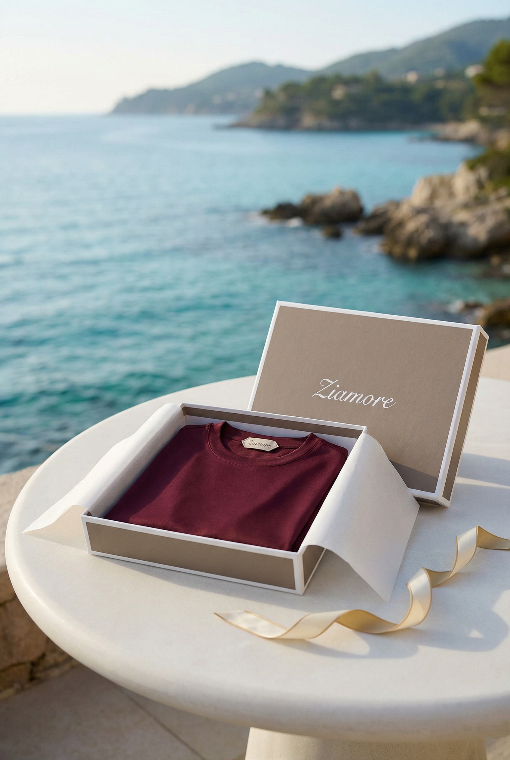 Portofino Tee Burgundy
